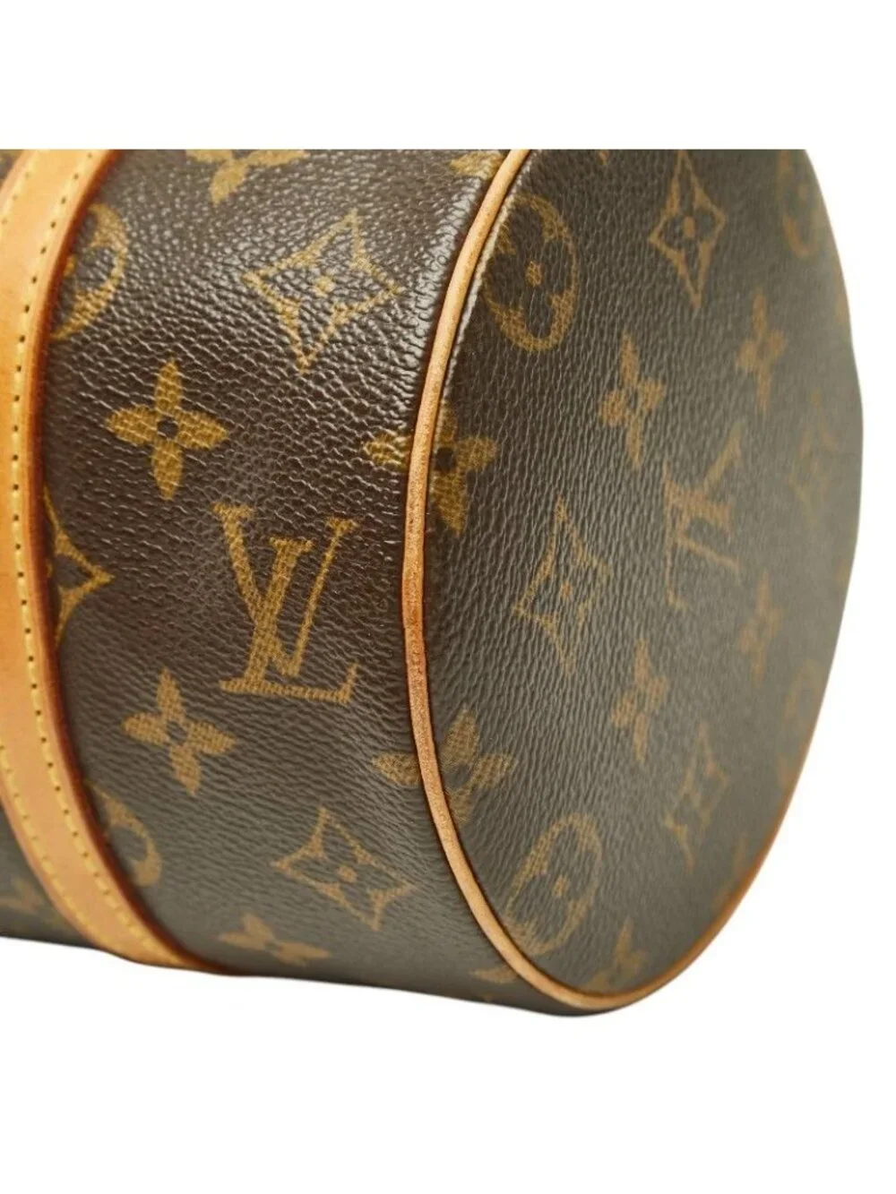Louis Vuitton Monogram Papillon 26 Handbag Brown Leather